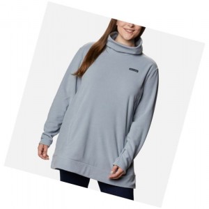Columbia Ali Peak Fleece Tunic Plus Size Sweatshirt Kadın Gri | 51384-KEGN
