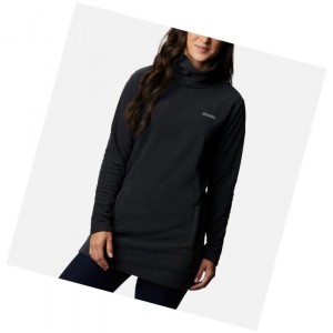 Columbia Ali Peak Fleece Tunic Sweatshirt Kadın Siyah | 13620-WMEK