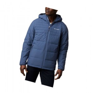 Columbia Alpine Tunnel 650 TurboDown Hooded Mont Erkek Koyu Mavi | 73829-OWJS