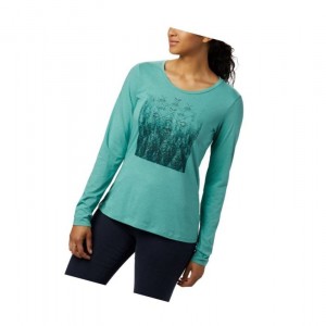 Columbia Alta Peak Long Sleeve Sweatshirt Kadın Bakır | 38029-EXLR