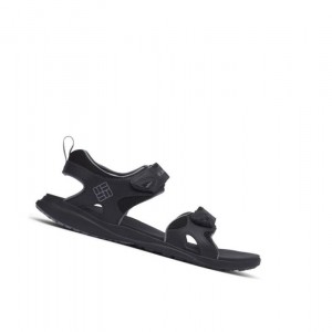 Columbia Ankle Strap Sandalet Erkek Siyah Gri | 75312-RAOI