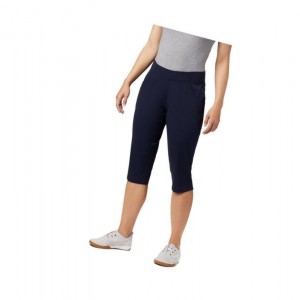 Columbia Anytime Casual Capri Pantolon Kadın Lacivert | 25906-KVGL