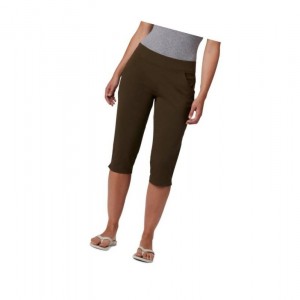 Columbia Anytime Casual Capri Pantolon Kadın Zeytin Yeşili | 09621-MDNA