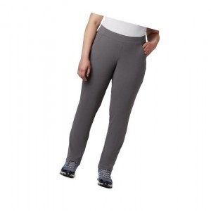 Columbia Anytime Casual Pull On Plus Size Pantolon Kadın Gri | 32156-KEQD