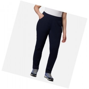 Columbia Anytime Casual Pull On Plus Size Pantolon Kadın Lacivert | 23945-TKPW