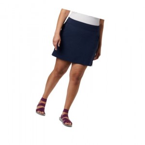 Columbia Anytime Casual Stretch Plus Size Kısa Etek Kadın Lacivert | 03975-LIXH