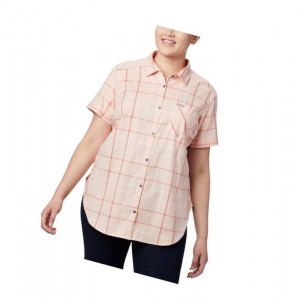 Columbia Anytime Casual Stretch Short Sleeve Plus Size Gömlek Kadın Renkli | 98125-RHGB