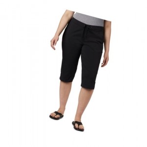 Columbia Anytime Outdoor Capri Plus Sizes Pantolon Kadın Siyah | 19873-EBZX