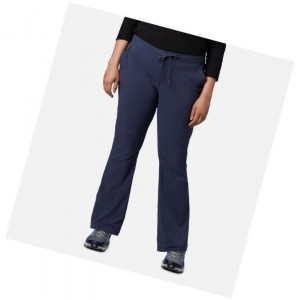 Columbia Anytime Outdoor Cut Plus Size Pantolon Kadın Lacivert | 38496-PDCS