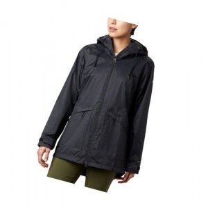 Columbia Arcadia Casual Mont Kadın Siyah | 90325-RTCK