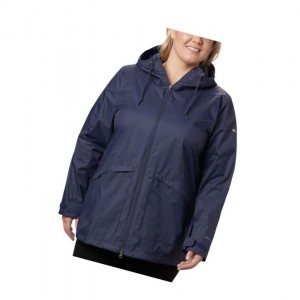 Columbia Arcadia Casual Plus Size Mont Kadın Lacivert | 78231-EZVL