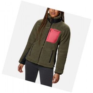 Columbia Archer Ridge II Full Zip Mont Kadın Gri Yeşil Açık Pembe | 25137-QUKA