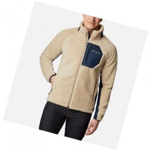 Columbia Archer Ridge Sherpa Fleece Mont Erkek Haki Lacivert | 53194-CLIS