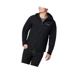 Columbia Ascender Hooded Softshell Mont Erkek Siyah | 86145-VLSR