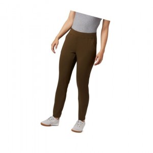 Columbia Back Beauty II Slim Pantolon Kadın Zeytin Yeşili | 67950-ZTEQ