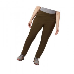 Columbia Back Beauty II Slim Plus Size Pantolon Kadın Zeytin Yeşili | 72548-AWBY
