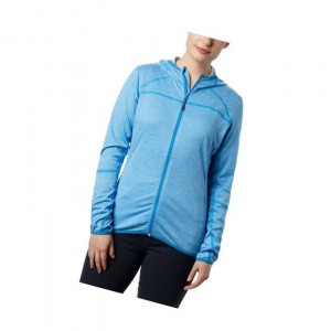 Columbia Baker Valley Hooded Fleece Mont Kadın Mavi | 24073-TUKN