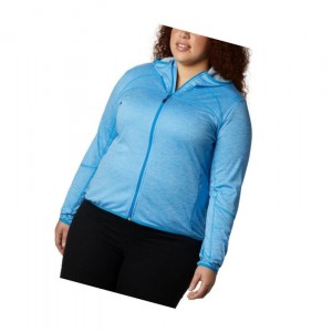 Columbia Baker Valley Hooded Fleece Mont Kadın Mavi | 90324-HREY