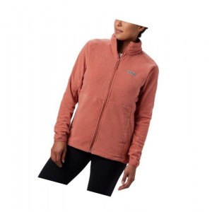 Columbia Basin Trail Fleece Full Zip Top Mont Kadın Koyu Mercan | 91672-MEON