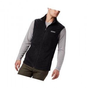 Columbia Basin Trail Fleece Yelek Erkek Siyah | 61247-QWBP