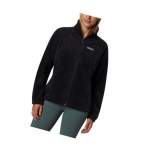 Columbia Benton Springs Full Zip Fleece Petite Mont Kadın Siyah | 97201-SCNL