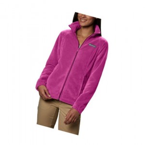 Columbia Benton Springs Full Zip Fleece Petite Mont Kadın Küpe Çiçeği | 75948-BCWR