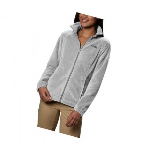 Columbia Benton Springs Full Zip Fleece Petite Mont Kadın Gri | 30459-IGOH
