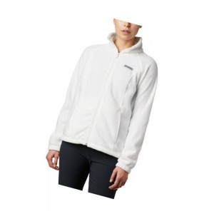 Columbia Benton Springs Full Zip Fleece Petite Mont Kadın Krema | 21970-UCSV