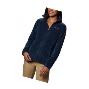 Columbia Benton Springs Full Zip Fleece Petite Mont Kadın Lacivert | 97561-NJCD