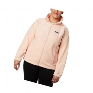 Columbia Benton Springs Full Zip Plus Size Mont Kadın Pembe | 81450-HUJR