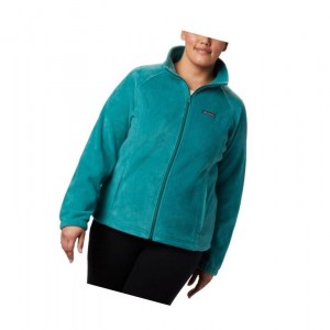 Columbia Benton Springs Full Zip Plus Size Mont Kadın Açık Yeşil | 74528-TXAJ