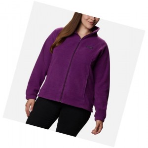 Columbia Benton Springs Full Zip Plus Size Mont Kadın Kahverengi | 64921-KXQF