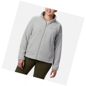 Columbia Benton Springs Full Zip Plus Size Mont Kadın Gri | 53196-ALNS