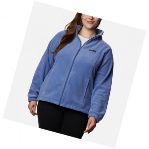 Columbia Benton Springs Full Zip Plus Size Mont Kadın Mavi | 37981-NVAF