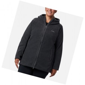 Columbia Benton Springs II Long Plus Size Kapşonlu Kadın Gri | 72418-DTNV