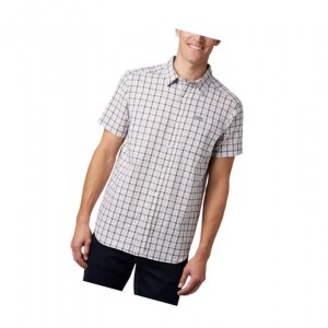 Columbia Brentyn Trail Short Sleeve Seersucker Tall Gömlek Erkek Gri | 82310-MULR