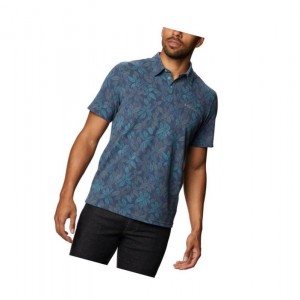 Columbia Broadleaf Canopy Polo Gömlek Erkek Turkuaz | 26418-TOLQ