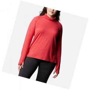 Columbia Bryce Canyon II Turtleneck Plus Size Sweatshirt Kadın Açık Pembe | 32970-MJIQ