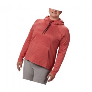Columbia Bryce Canyon Plus Size Kapşonlu Kadın Kırmızı | 48129-ZFMU