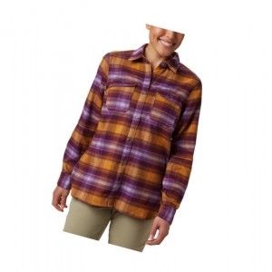 Columbia Bryce Canyon Stretch Flannel Gömlek Kadın Renkli | 06389-EPYK