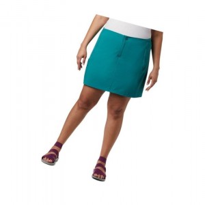 Columbia Bryce Peak Plus Size Kısa Etek Kadın Açık Yeşil | 62073-LIYQ