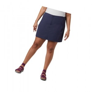 Columbia Bryce Peak Plus Size Kısa Etek Kadın Lacivert | 23065-VGXE