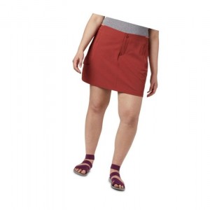 Columbia Bryce Peak Plus Size Kısa Etek Kadın Kırmızı | 04597-YPNU