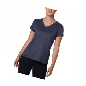 Columbia Bryce Short Sleeve Tişört Kadın Lacivert | 32598-LYQZ