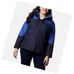 Columbia Bugaboo II Fleece Interchange Plus Size Mont Kadın Lacivert Mavi | 38027-NLCY