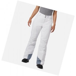 Columbia Bugaboo Omni-Heat Insulated Snow Pantolon Kadın Beyaz | 37609-GYPO