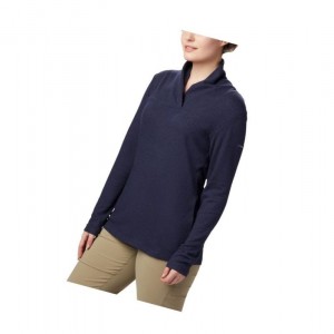 Columbia By the Hearth LS Sweatshirt Kadın Lacivert | 97028-FKUT