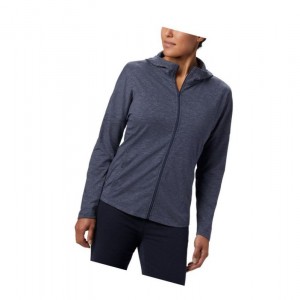 Columbia Cades Cove Full Zip Kapşonlu Kadın Lacivert | 70985-ANYO