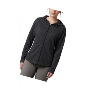 Columbia Cades Cove Full Zip Kapşonlu Kadın Siyah | 52974-BWVC