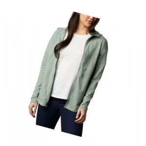 Columbia Cades Cove Full Zip Kapşonlu Kadın Açık Yeşil | 49370-YHFW